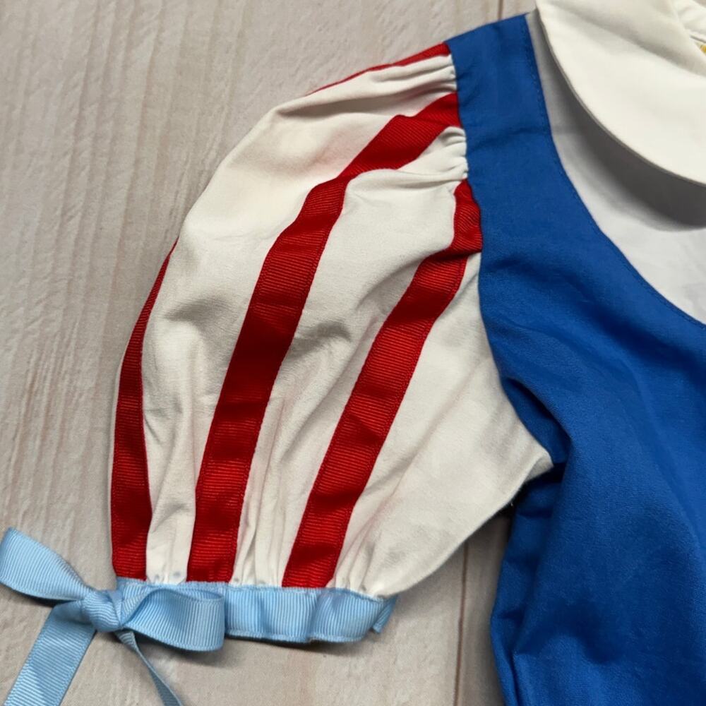 Vintage Rare Disney Character Fashions Snow White Dress & Dopey On Skirt Size 6X - Picture 4 of 10
